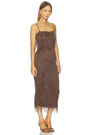Cult Gaia Ola Dress in Brown