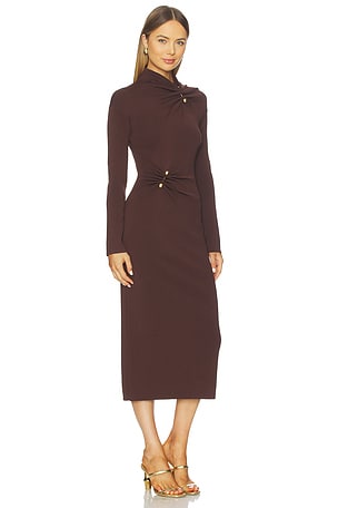 Cult Gaia Vera Dress in Brown