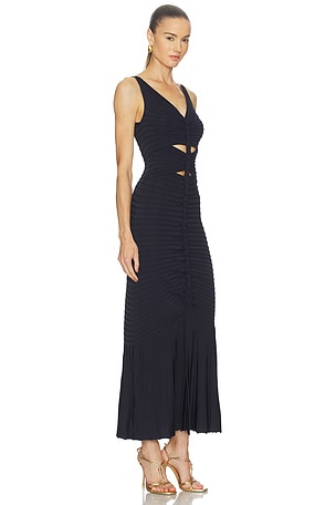 Cult Gaia Amata Dress in Navy