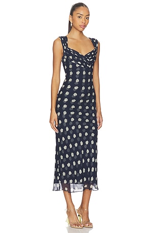 Cult Gaia Eliseo Dress in Navy