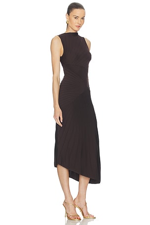 Cult Gaia Fen Dress in Brown