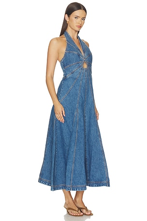 Cult Gaia Rowyn Dress in Blue