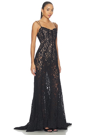 Cult Gaia Saylor Gown in Black