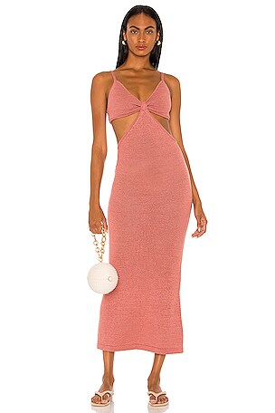 cult gaia serita knit dress Serita Knit Dress in Basil