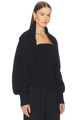 Cult Gaia Corey Cardigan in Black
