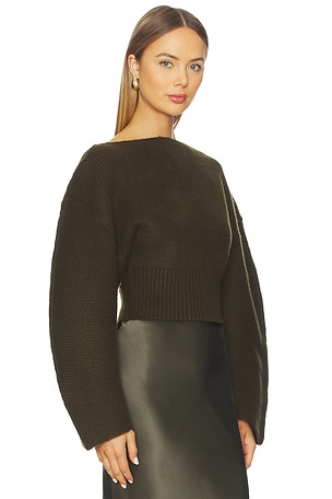 Cult Gaia Ella Sweater in Brown