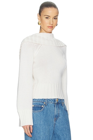 Cult Gaia Milika Sweater in White