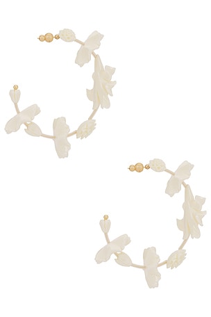 Cult Gaia Kelli Earring in Ivory