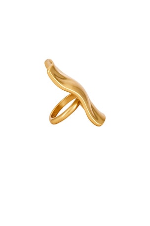 Cult Gaia Asa Ring in Metallic Gold