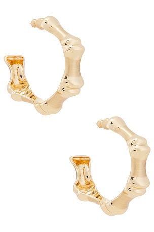 Bambu Hoop Earrings Cult Gaia