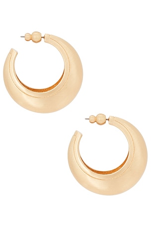 Cult Gaia Mona Earring in Metallic Gold