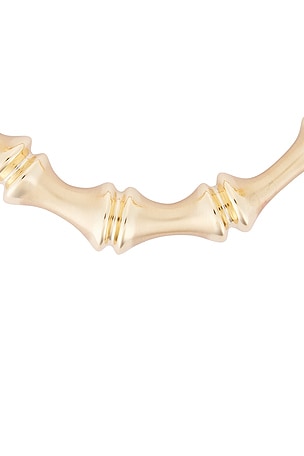 Cult Gaia Bambu Necklace in Metallic Gold