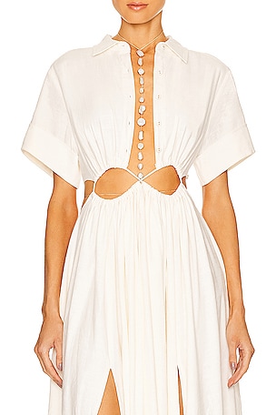 Cult Gaia Suri Belly Chain in Pearl REVOLVE