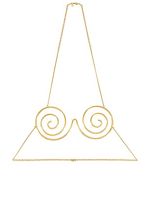 Cult Gaia Zelma Bralette in Gold | REVOLVE