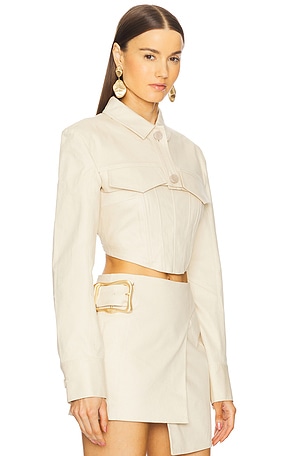 Cult Gaia Issa Jacket in Cream