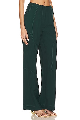 Cult Gaia Anezka Pant in Dark Green