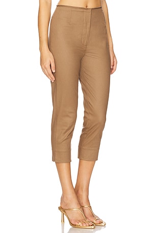 Cult Gaia Blair Pant in Brown. Size 8. Also