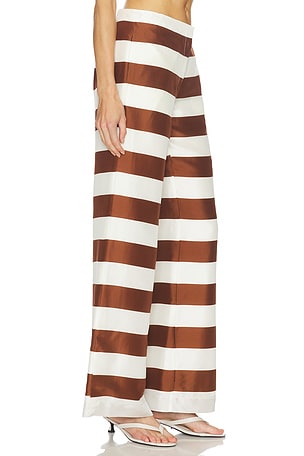 Cult Gaia Kaliluna Pant in Brown. Size 8. Also