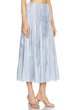 Cult Gaia Jaylin Skirt in Baby Blue