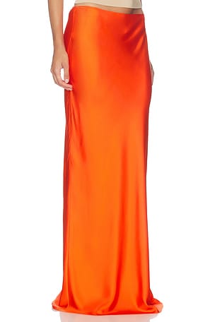 Cult Gaia Chantel Skirt in Orange