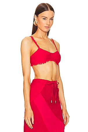 Cult Gaia Eza Top in Red