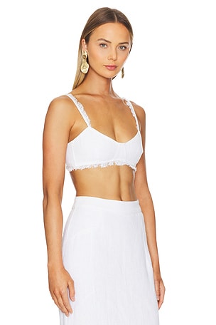 Cult Gaia Eza Top in White