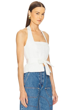 Cult Gaia Anita Top in White