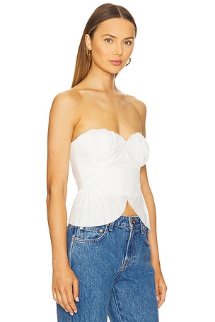 Cult Gaia Jace Top in Ivory