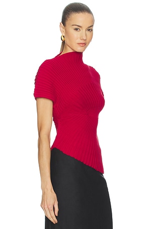 Cult Gaia Annemie Top in Red. Size XS. Also