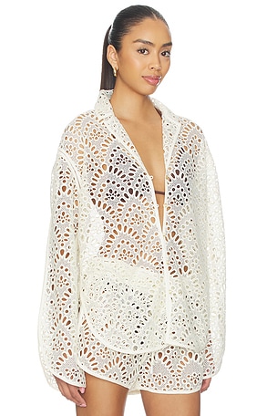 Cult Gaia Aziza Top en Blanc