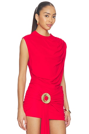 Cult Gaia Celene Top in Red