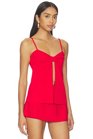 Cult Gaia Lennon Top in Red