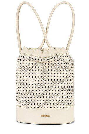 Cult Gaia Fifi Mini Backpack in Off White | REVOLVE display picture 2