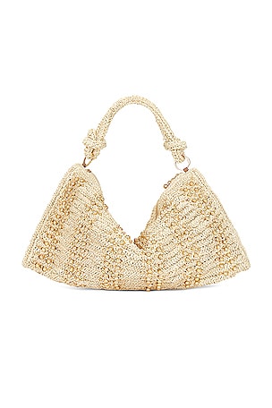 Cult Gaia Hera Shoulder Bag in Beige