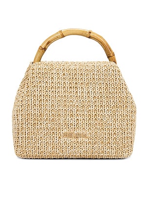 Cult Gaia Solene Mini Crossbody in Beige