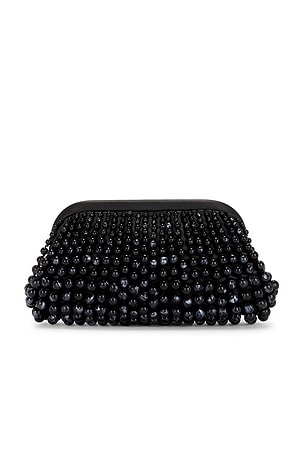 Cult Gaia Nia Clutch in Black