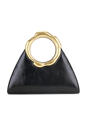 Cult Gaia Asa Top Handle Bag in Black