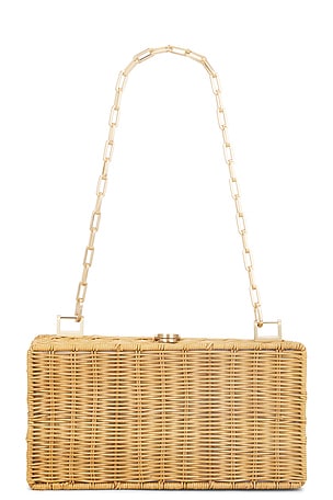 Cult Gaia The Backgammon Clutch in Neutral