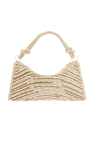 Cult Gaia Hera Nano Shoulder Bag in Nude