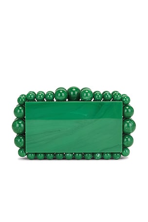 Cult Gaia Eos Clutch in Green