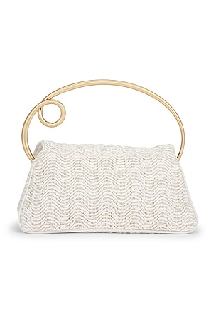 Cult Gaia Emily Top Handle Bag in Ivory