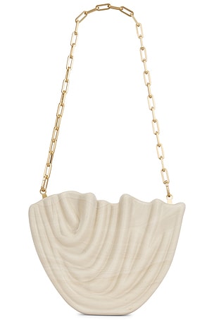 Cult Gaia Love Clutch in White