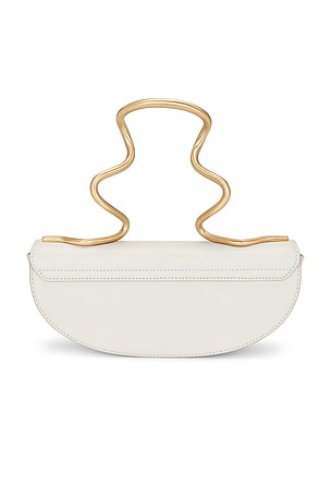 Cult Gaia Ilaria Top Handle Bag in Ivory