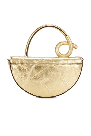 Cult Gaia Azariah Nano Crossbody Bag in Metallic Gold