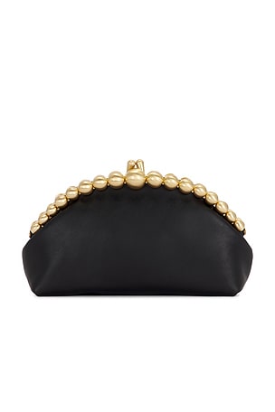 Cult Gaia Una Clutch in Black