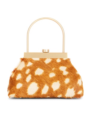 Cult Gaia Estelle Top Handle Bag in Tan