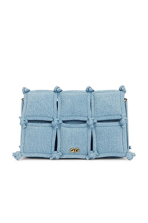 Cult Gaia Gaia Puff Crossbody Bag in Baby Blue