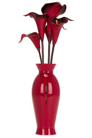 Cult Gaia Florence Clutch in Red