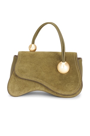 Cult Gaia Kazia Crossbody Bag in Green