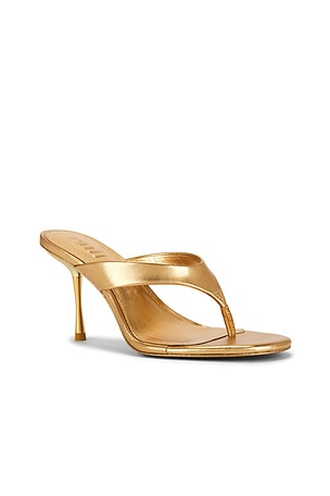 Cult gaia tacones stella en color bronce metálico